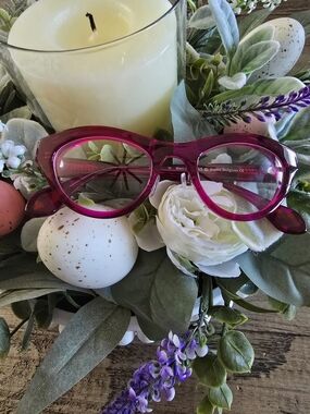 Hot Pink Cat-Eye Sunglasses